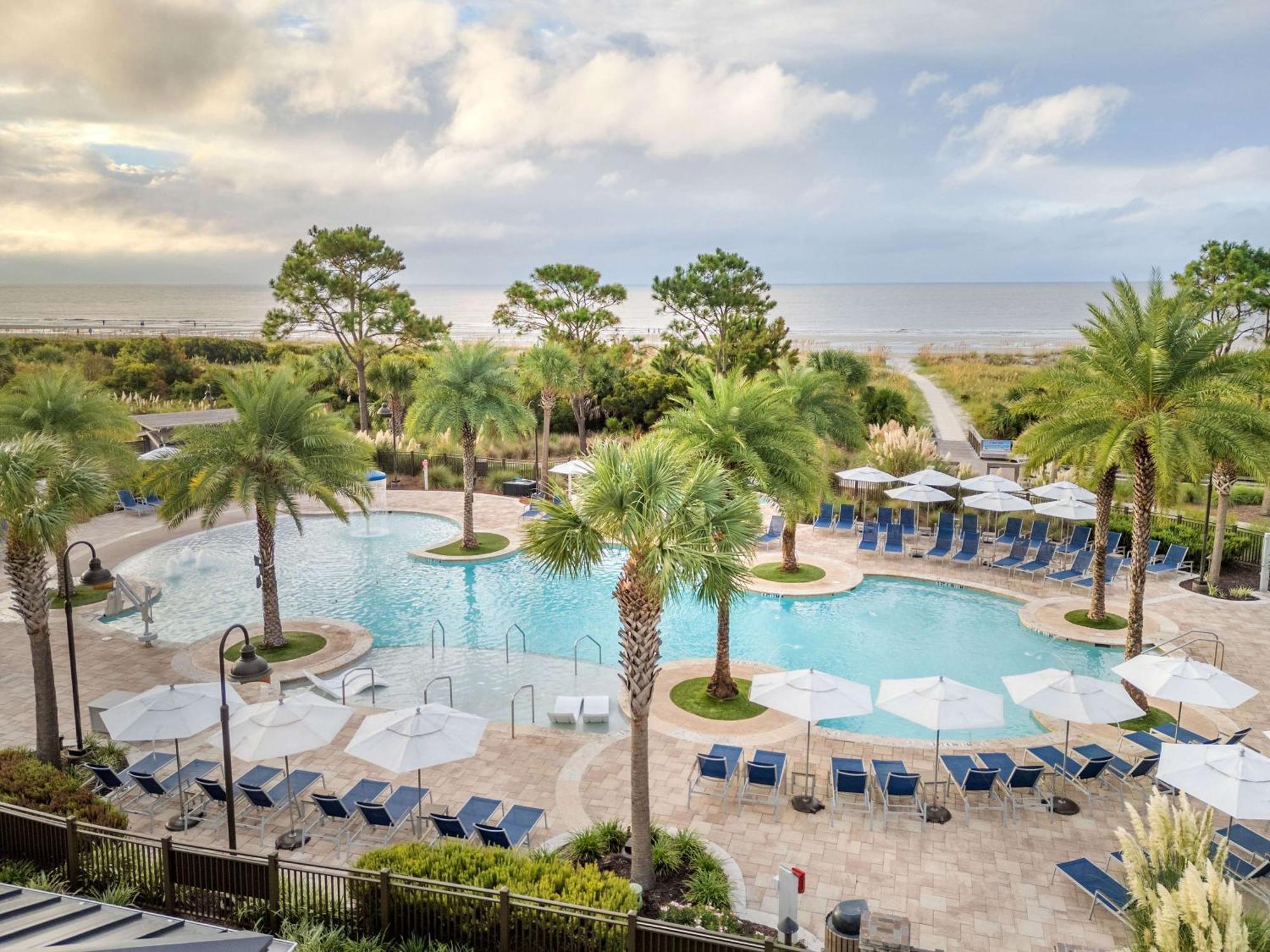 Hilton Grand Vacations Club Ocean Oak Resort Hilton Head Hilton Head Island Bagian luar foto