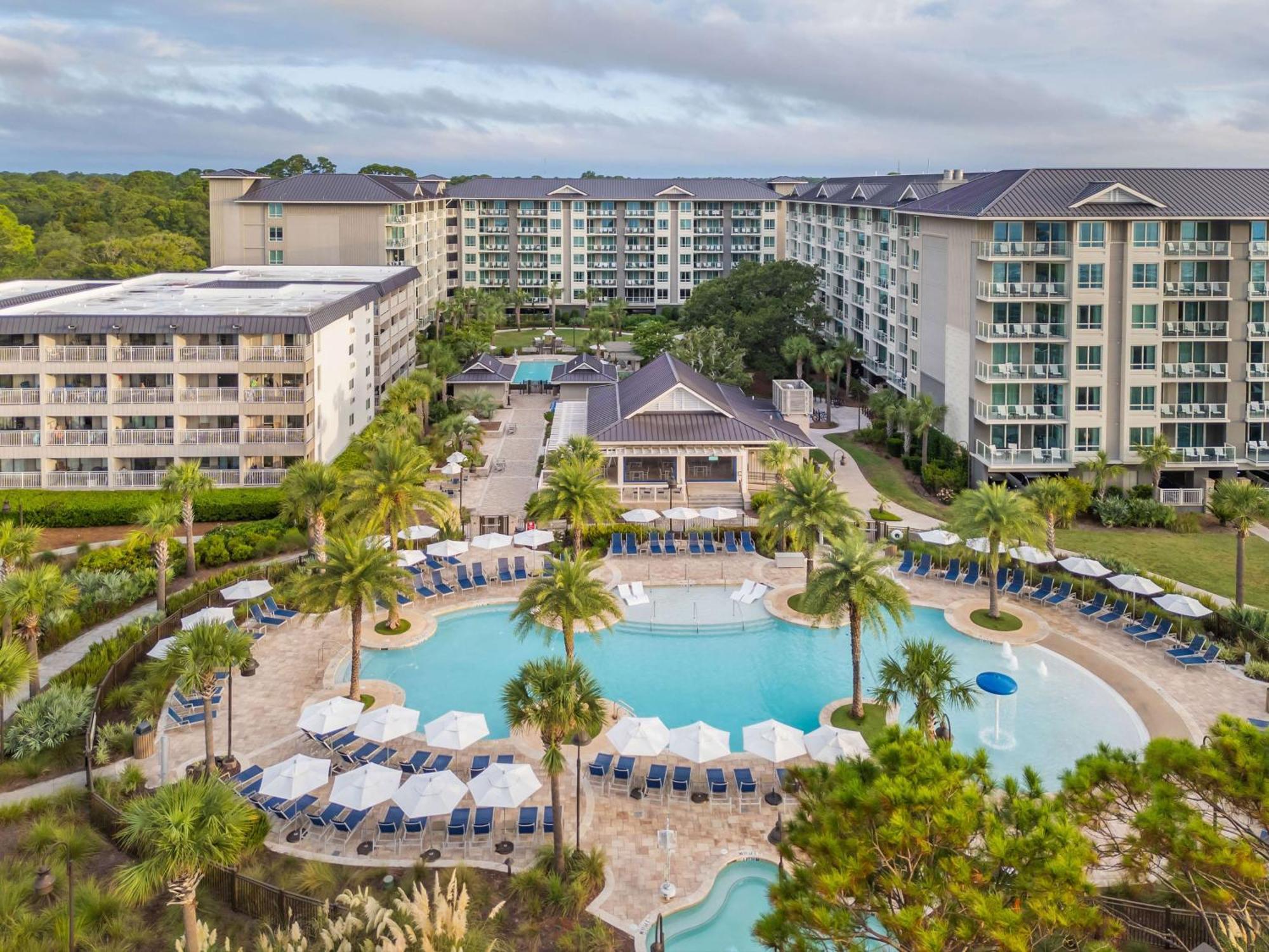 Hilton Grand Vacations Club Ocean Oak Resort Hilton Head Hilton Head Island Bagian luar foto